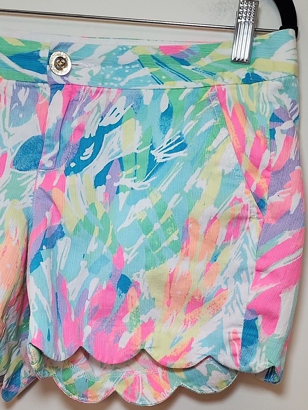 Lilly Pulitzer Buttercup Shorts Multi Sparkling Sands Size 4 - Picture 6 of 16